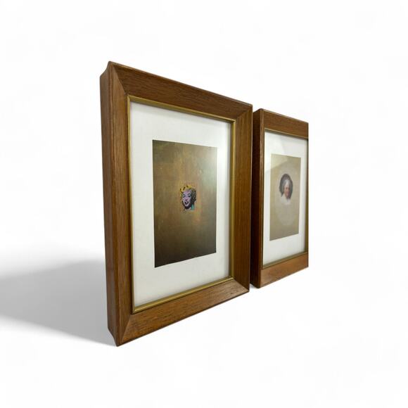 Framed Art Prints - Vintage Portraits from Art Books (Set of 2) - Picture 4 of 7